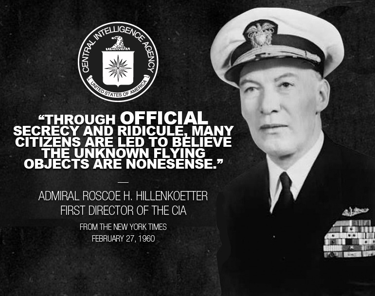 Roscoe Hillenkoetter.
